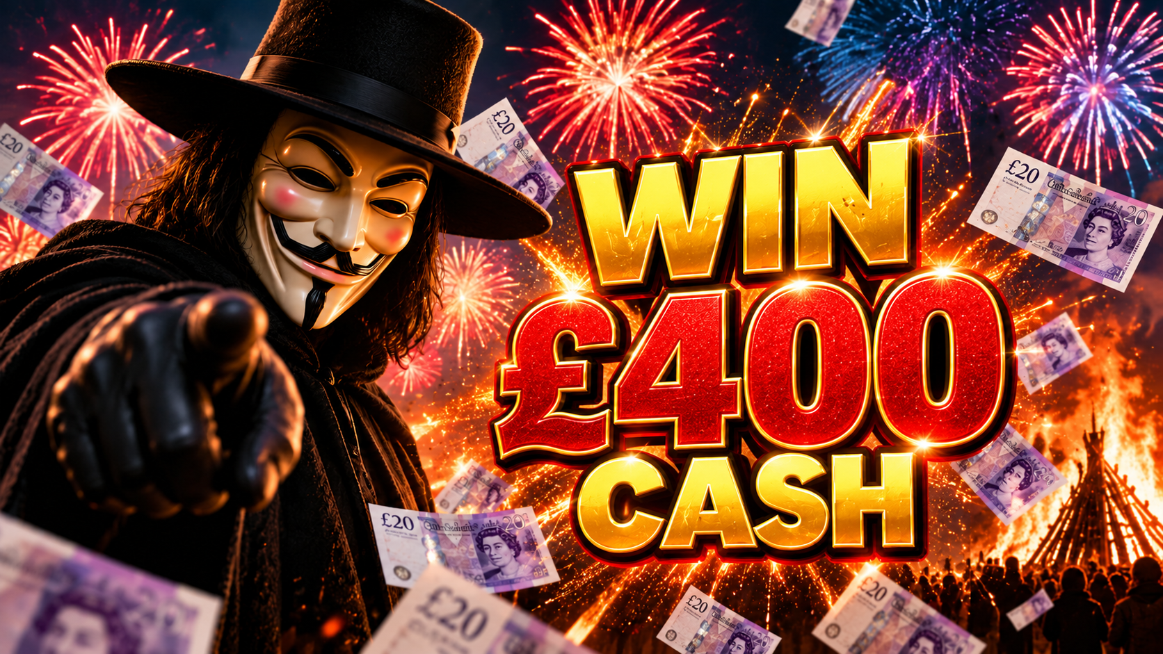 Win £400 Cash!