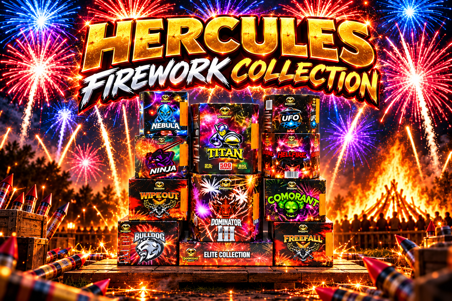 Win This Hercules Fireworks Box